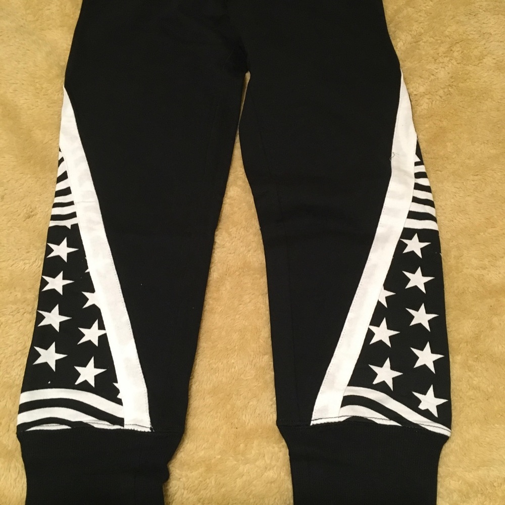 Items are Brand ideology black sweatpants for boys..